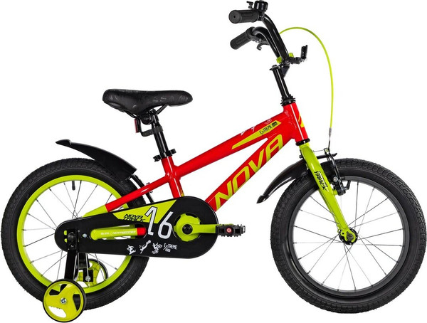 Изображение товара Детский велосипед Novatrack Extreme 16 / 167AEXTREME1V.RD5 (красный, разобранный, в коробке)