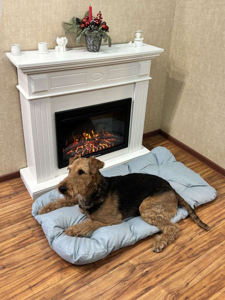 Изображение товара Лежанка для животных MATEX Melange Pet / 66-576 (серый/зеленый)