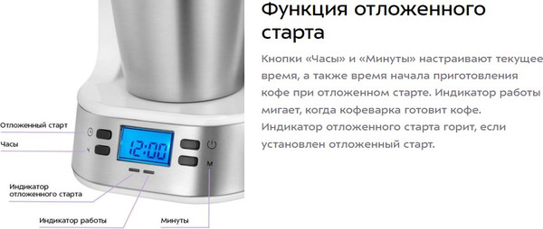 Изображение товара Капельная кофеварка Kitfort КТ-7625