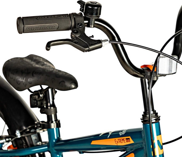 Изображение товара Детский велосипед Novatrack Extreme 16 / 167AEXTREMEV.TQ5 (бирюзовый, разобранный, в коробке)