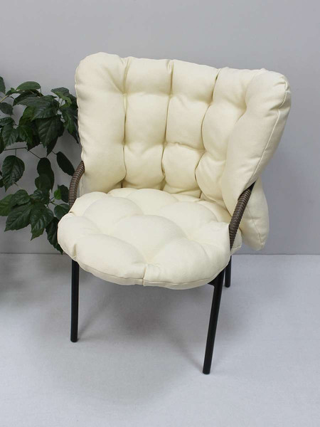 Изображение товара Подушка на стул MATEX Loca Lounge / 66-804 (молочный)