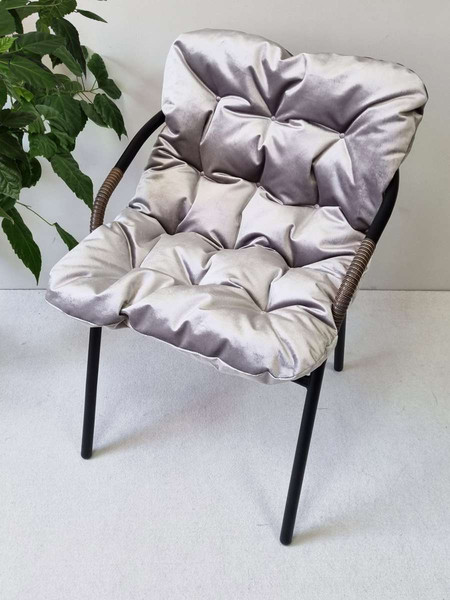 Изображение товара Подушка на стул MATEX Loca Lounge / 66-873 (серебристый)