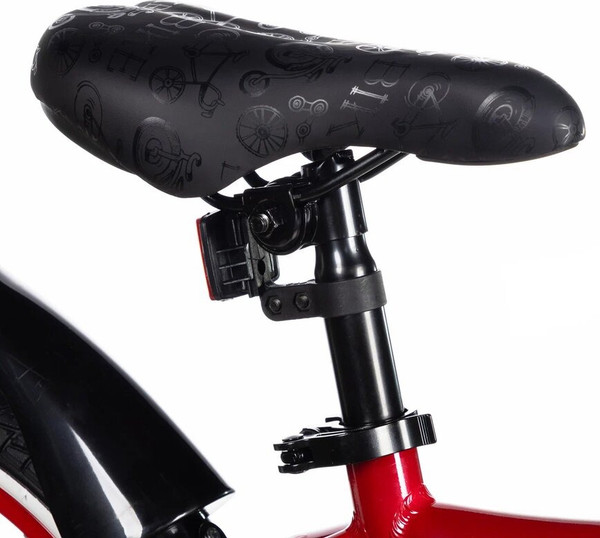 Изображение товара Детский велосипед Novatrack Katrina 16 / 167AKATRINA1V.YRD5 (красный/желтый, разобранный, в коробке)