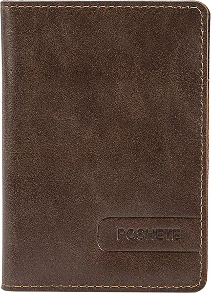 Изображение товара Обложка для автодокументов Poshete 604-127-V-K/NP-BRW (коричневый)