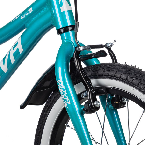 Изображение товара Детский велосипед Novatrack Katrina 16 / 167AKATRINAV.VGN5 (зеленый/фиолетовый, разобранный, в коробке)