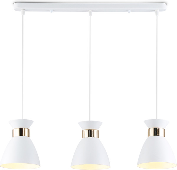 Изображение товара Люстра Ambrella TR8466/3 WH/FGD (белый/золото)