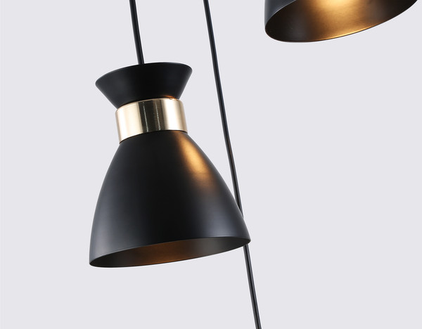 Изображение товара Люстра Ambrella TR8470/3 BK/FGD (черный/золото)