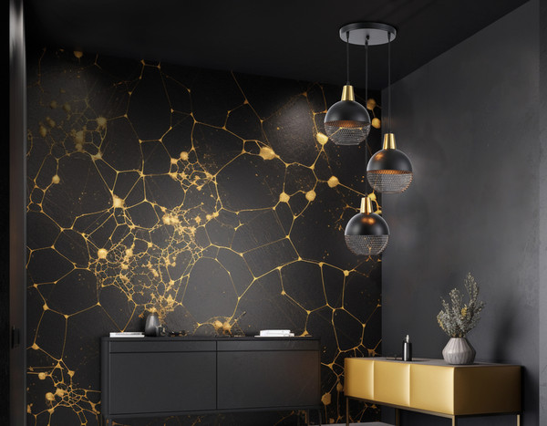 Изображение товара Люстра Ambrella TR8505/3 BK/CP (черный/медь)