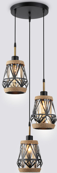 Изображение товара Люстра Ambrella TR8522/3 BK/SB (черный/бронзовый)