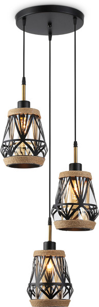 Изображение товара Люстра Ambrella TR8522/3 BK/SB (черный/бронзовый)