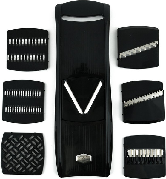 Изображение товара Терка кухонная Мультидом С 7 насадками / МТ76-215 (черный)