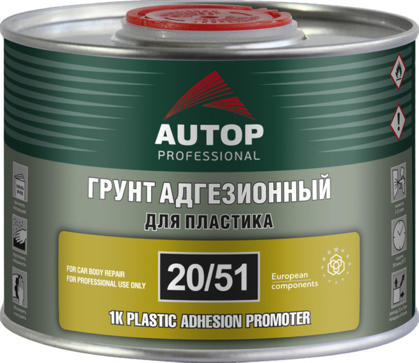 Изображение товара Грунтовка автомобильная AUTOP Адгезионная для пластика 1K ATP-PR20/51-05 (500мл, прозрачный)