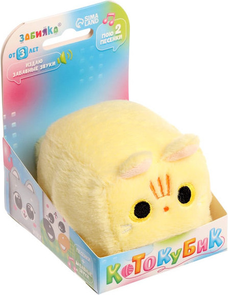 Изображение товара Развивающая игрушка Zabiaka Котокубик / 10609472 (бежевый)