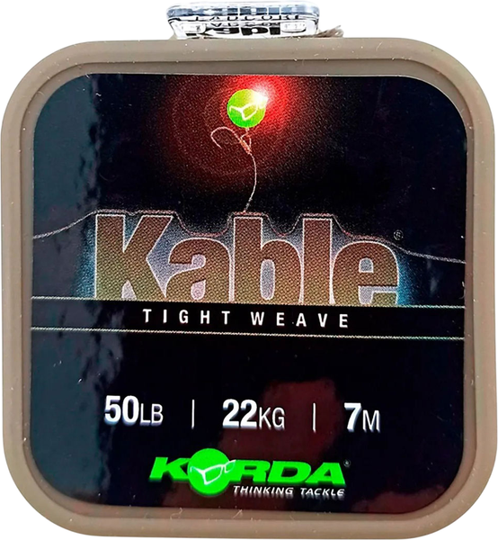 Изображение товара Лидкор рыболовный Korda Kable Tight Weave 7м Gravel / KAB002