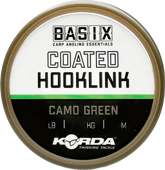 Изображение товара Поводковый материал Korda Basix Coated Hooklink 25lb 10м / KBX011