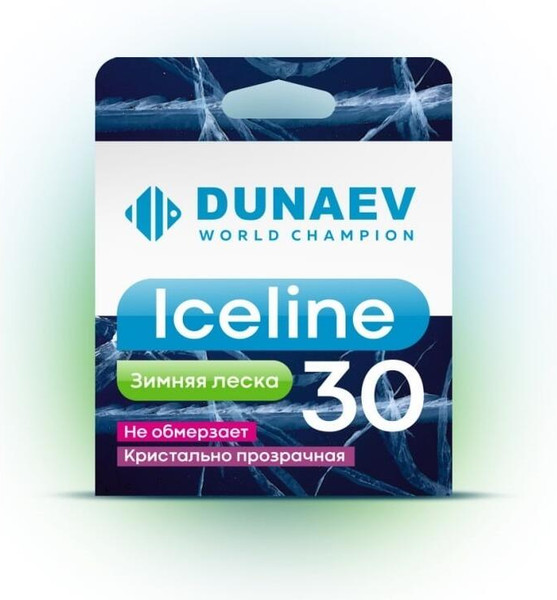 Изображение товара Леска монофильная Dunaev Ice Line 30m  0.16мм / DVF014