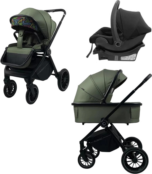 Изображение товара Детская универсальная коляска Bubago Bloom 3 в 1 / BG 152-4 (зеленый)