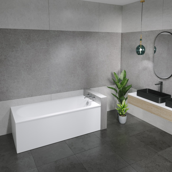 Изображение товара Ванна акриловая Lauter Haven 150 / 21202005 (с каркасом, белым лицевым экраном)