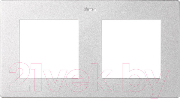 Изображение товара Рамка для выключателей и розеток Simon 2400620-033 (алюминий)