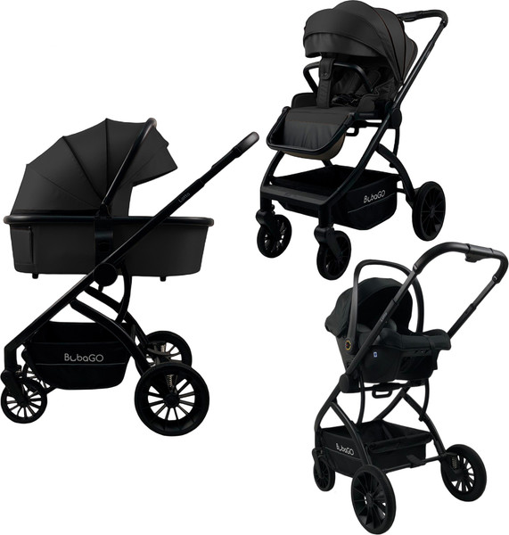 Изображение товара Детская универсальная коляска Bubago Lotta 3 в 1 / BG 150-1 (черный)