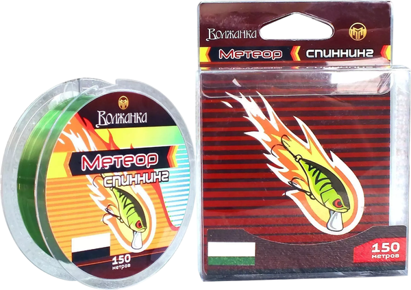 Изображение товара Леска монофильная Волжанка Метеор Спиннинг 0.28мм 5.61кг / ML-SG-028 (150м, зеленый)