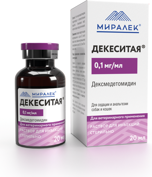Изображение товара Раствор для инъекций успокаивающий Миралек Декеситая (10мл)