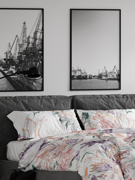 Изображение товара Комплект постельного белья Реноме 2сп Жемчужная коллекция. Цветариум 70084-1 (бязь)