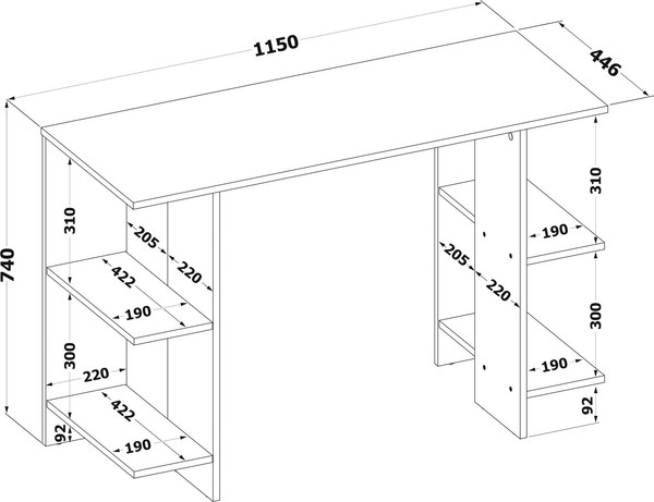 Изображение товара Письменный стол Сокол-Мебель СПМ-28 (белый)