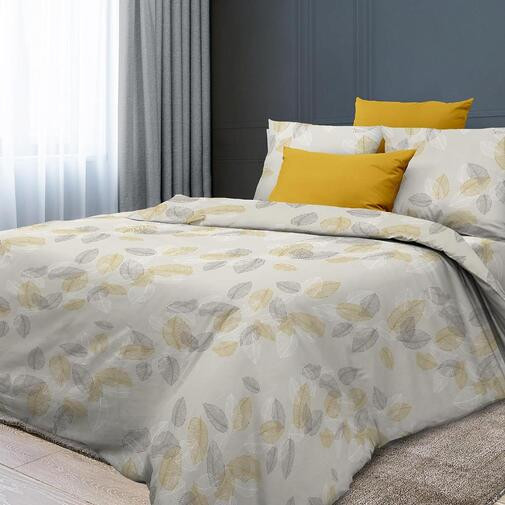 Изображение товара Комплект постельного белья Реноме 2сп с Евро простыней Премиум Есения 6992-1 (бязь)