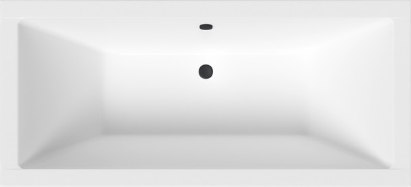 Изображение товара Ванна акриловая Lauter Oasis 175 / 21203075 (с ножками и черным подголовником)