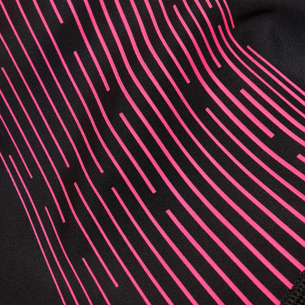 Изображение товара Купальник для плавания Speedo Medley Logo 8-1347417215 (р.34, черный/розовый)