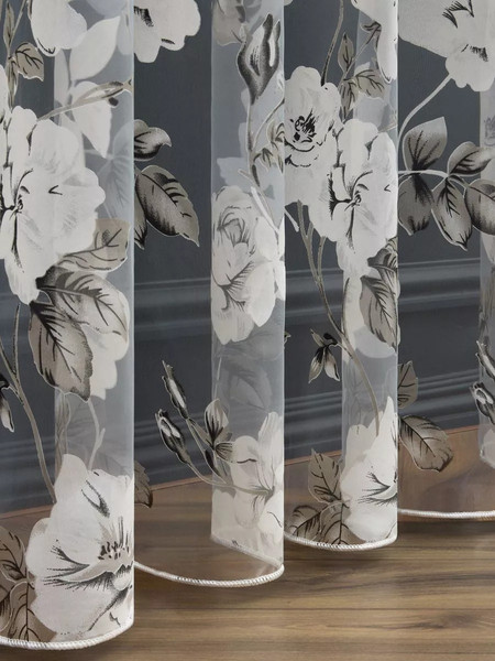 Изображение товара Гардина Arya Roza 300x250 / 8001885870582 (серый)