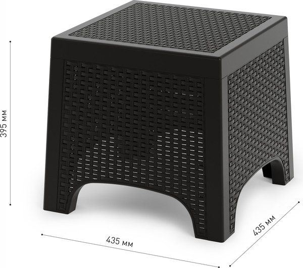 Изображение товара Кофейный столик садовый Альтернатива Ротанг Лайт / М8911 (мокко)
