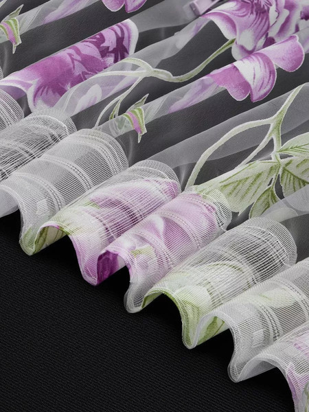 Изображение товара Гардина Arya Roza 300x260 / 8001885870629 (сиреневый/зеленый)