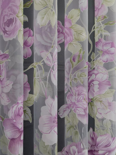 Изображение товара Гардина Arya Roza 300x260 / 8001885870629 (сиреневый/зеленый)