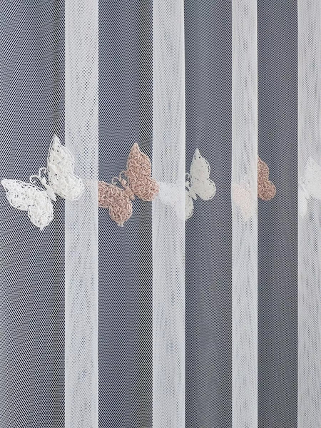 Изображение товара Гардина Arya Solo 200x250 / 8001885869562 (белый/розовый)