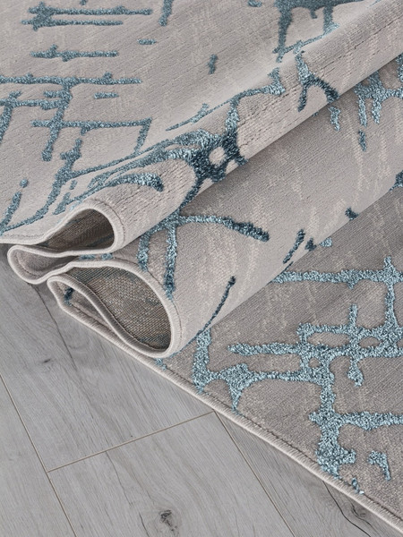 Изображение товара Ковер Merinos Liman F164-STAN-GRAY-D.BLUE (2х2.9)