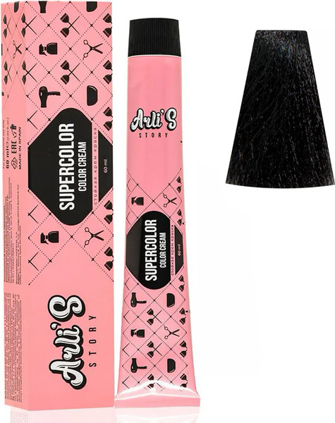 Изображение товара Крем-краска для волос Arli's Story Supercolor Color Cream тон 3.00+ (60мл)