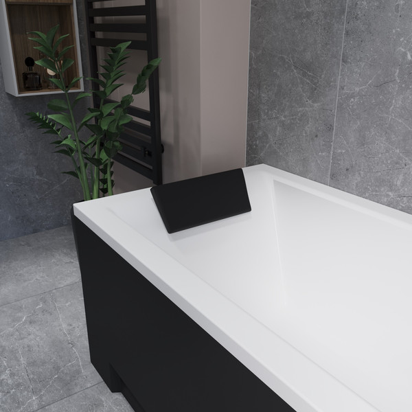 Изображение товара Ванна акриловая Lauter Amelia 140 / 21204040 (с каркасом и черным подголовником)