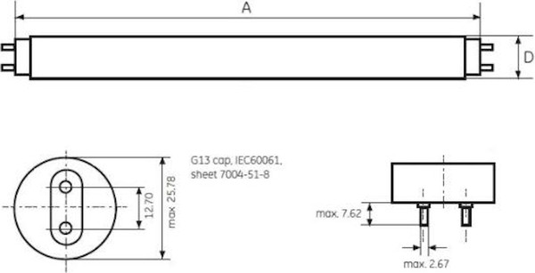 Изображение товара Лампа Osram 18W G13 18W/T8/840 Lumilux 4000K / 4058075693074