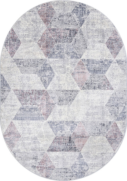 Изображение товара Ковер Merinos Zumma F257-OVAL-PINK (1.6х2.3)