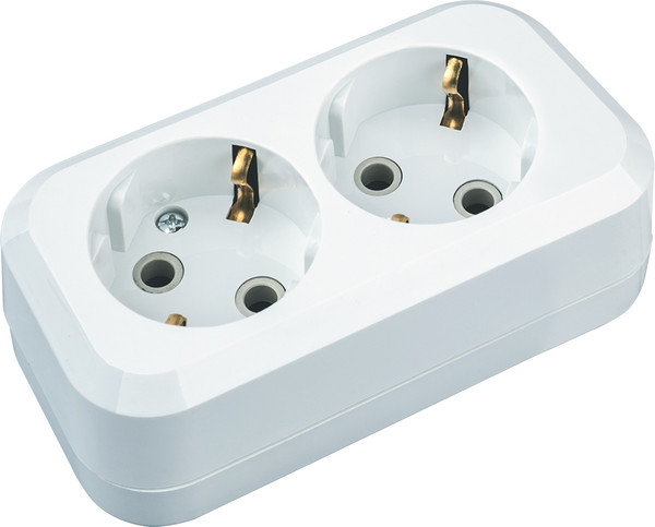 Изображение товара Колодка удлинителя Navigator NCA-BL01-02-E-WH / 61582 (белый)