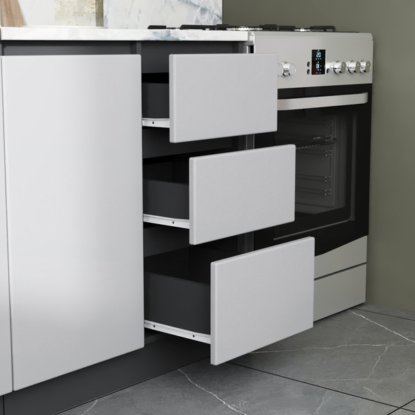 Изображение товара Кухонный гарнитур Артём-Мебель Мэри СН-114 без стекла МДФ 1.4м (веллюто ферро)