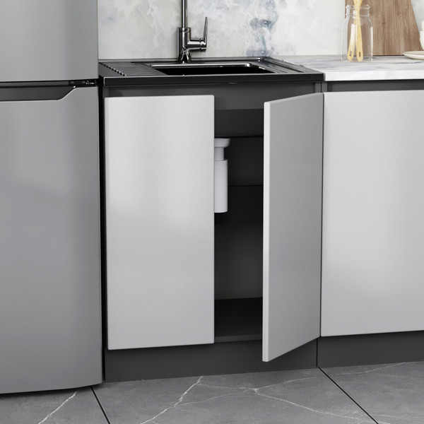 Изображение товара Кухонный гарнитур Артём-Мебель Мэри СН-114 без стекла МДФ 1.4м (веллюто ферро)