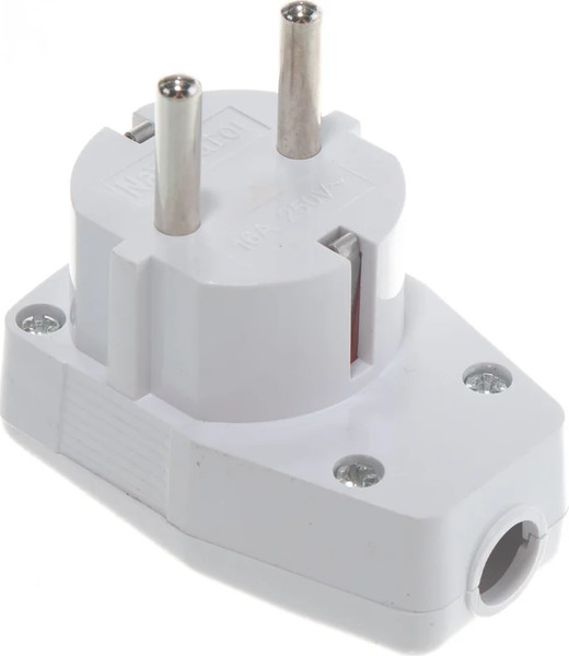 Изображение товара Вилка штепсельная Navigator NCA-PL05-16A-ESC-WH / 61364