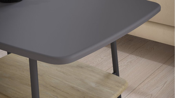 Изображение товара Журнальный столик Калифорния мебель Юкон (графит/дуб сонома)