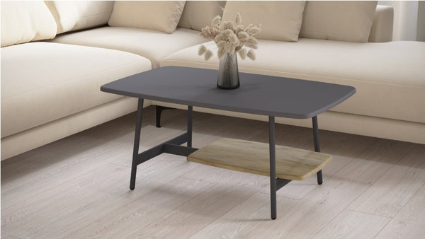 Изображение товара Журнальный столик Калифорния мебель Юкон (графит/дуб сонома)