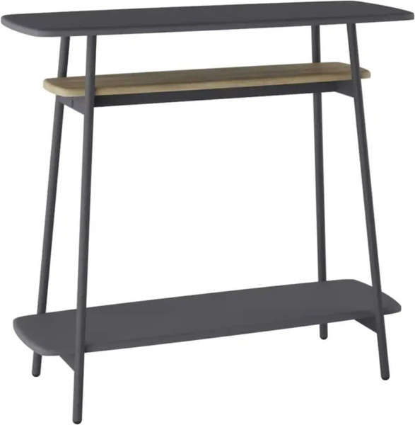Изображение товара Консольный столик Калифорния мебель Юкон (графит/дуб сонома)