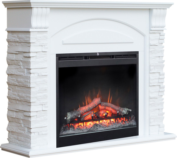 Изображение товара Каминокомплект Смолком Alioth NEW MB/JUP/SYM26 DF2624L-INT Symphony 26 (бьянко белый)