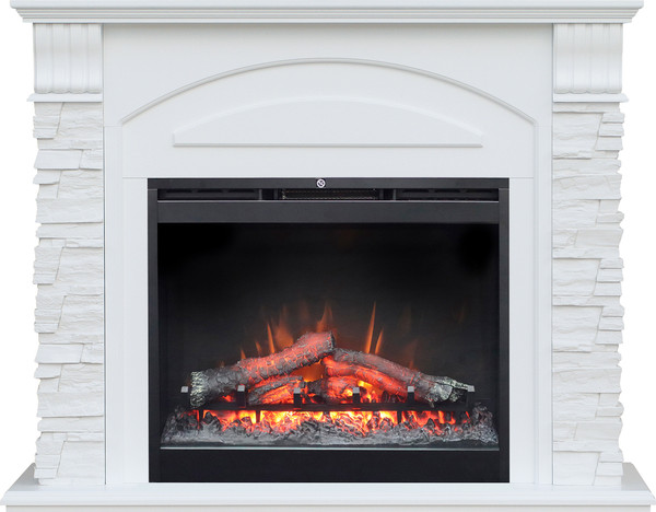 Изображение товара Каминокомплект Смолком Alioth NEW MB/JUP/SYM26 DF2624L-INT Symphony 26 (бьянко белый)